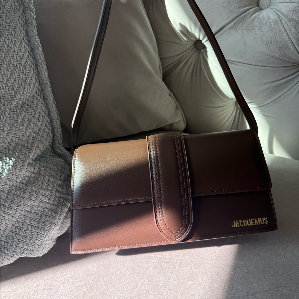 Jacquemus Brown Leather Shoulder Bag - Picture 5 of 5